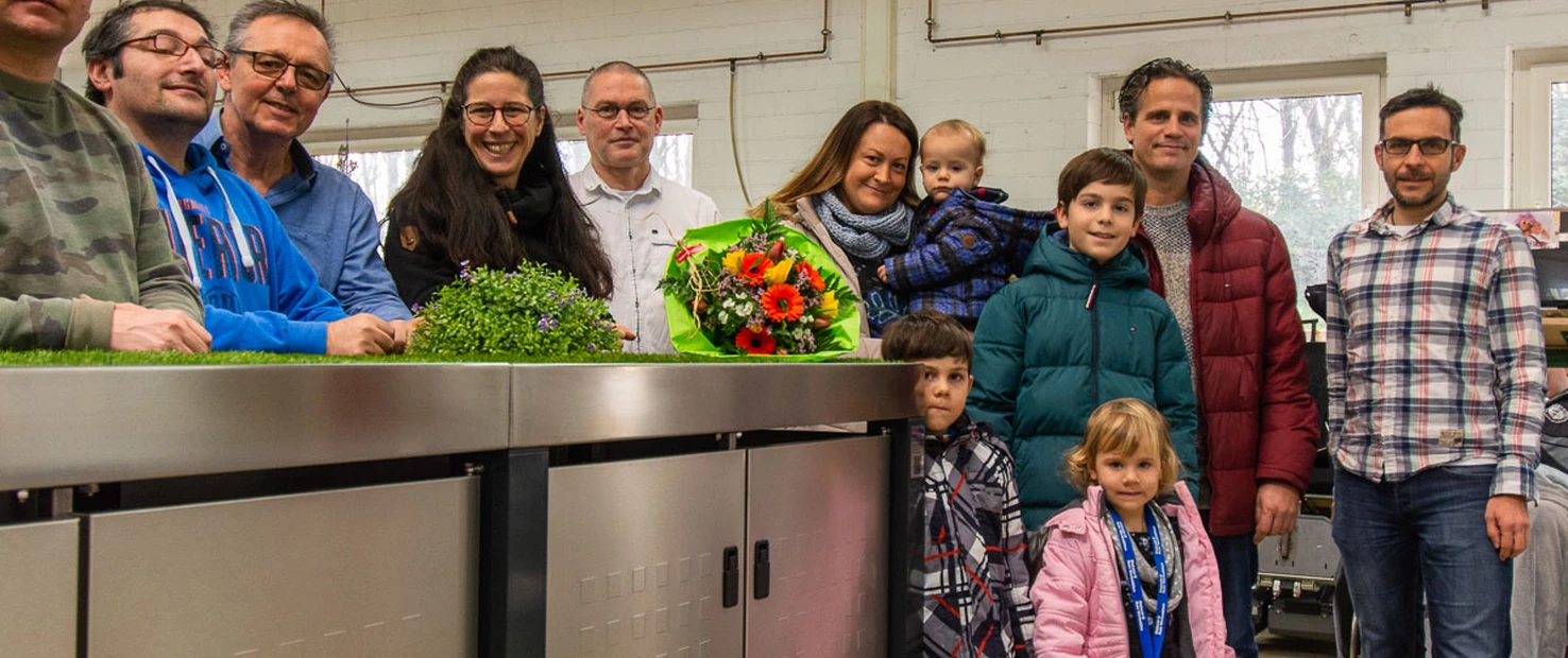 Übergabe 2500. Müllkammerbox